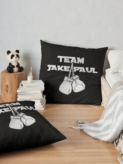 Team  Jake Paul T Shirt  Boxing Throw Pillow Official Jake Paul Merch