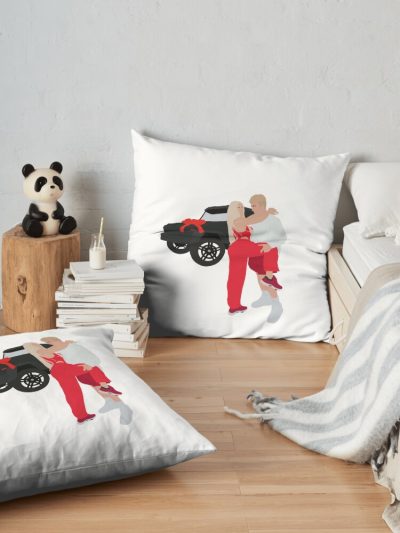 Jana- Tana Mongeau And Jake Paul Throw Pillow Official Jake Paul Merch