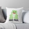 Webkinz Frog Jake Paul Throw Pillow Official Jake Paul Merch