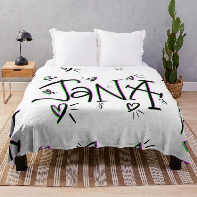 Jana Jake Paul Tana Mongeau Throw Blanket Official Jake Paul Merch