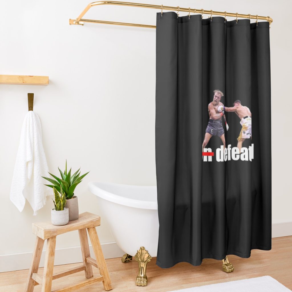 Jake Paul Boxing Design Shower Curtain Official Jake Paul Merch