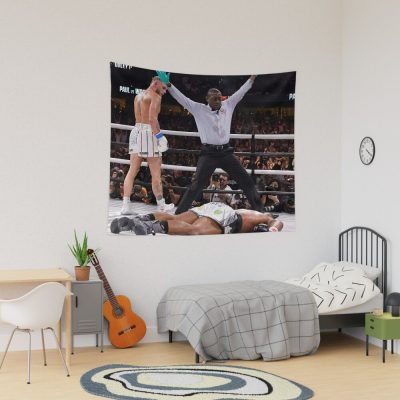 Jake Paul Vs Tyron Woodley Tapestry Official Jake Paul Merch