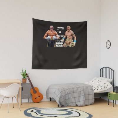 Jake Paul Vs Tommy Fury Tapestry Official Jake Paul Merch